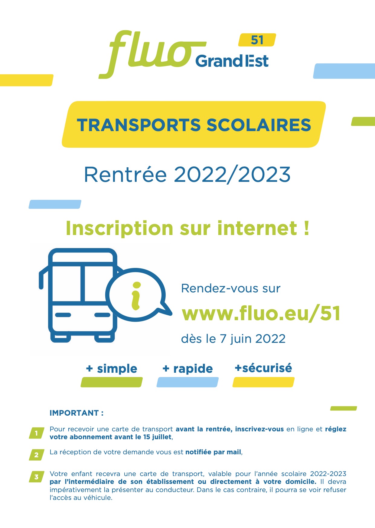 flyer inscription rentrée 51 STC